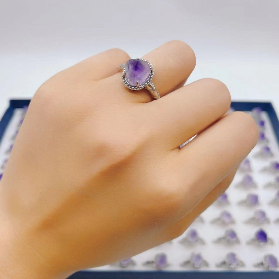 Amethyst engagement rings on sale australia