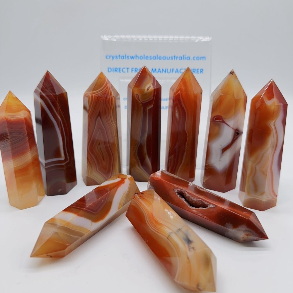 Carnelian Crystals Wholesale Australia